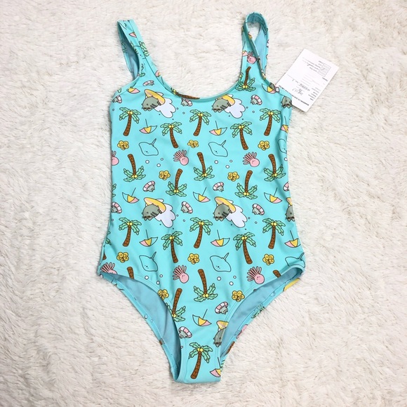 pusheen bathing suit